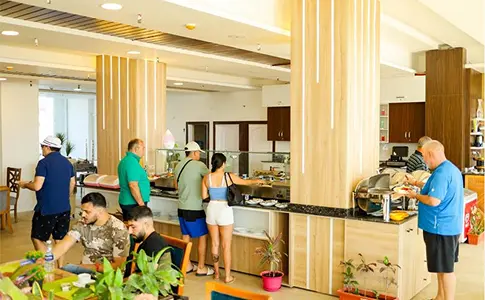 Reception area